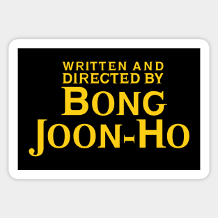 Written and Directed by Bong Joon-Ho Sticker